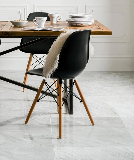 Carrara Polished Marble Tiles 610x610x10mm