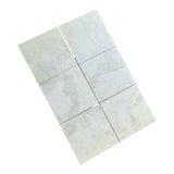 Bianco Namibie a aiguisé les carreaux de marbre italiens 400x400x12mm 