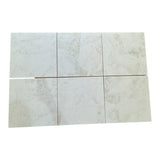 Bianco Namibie a aiguisé les carreaux de marbre italiens 400x400x12mm 