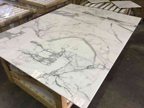 Marble Tiles - Marble Tiles Statuario Venato Polished 457x457mm - intmarble