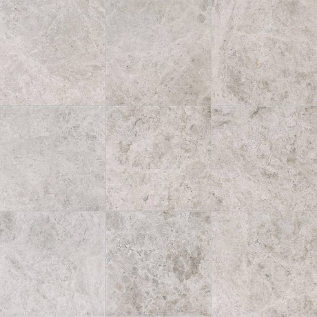 Marble Tiles - Royal Silver Honed Marble Tiles 600x600x20mm - intmarble