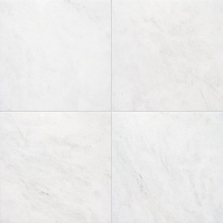 Carrara T White Honed Marble Tiles 457x457x12mm