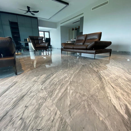 Bardiglio Polished Italian Marble Tiles